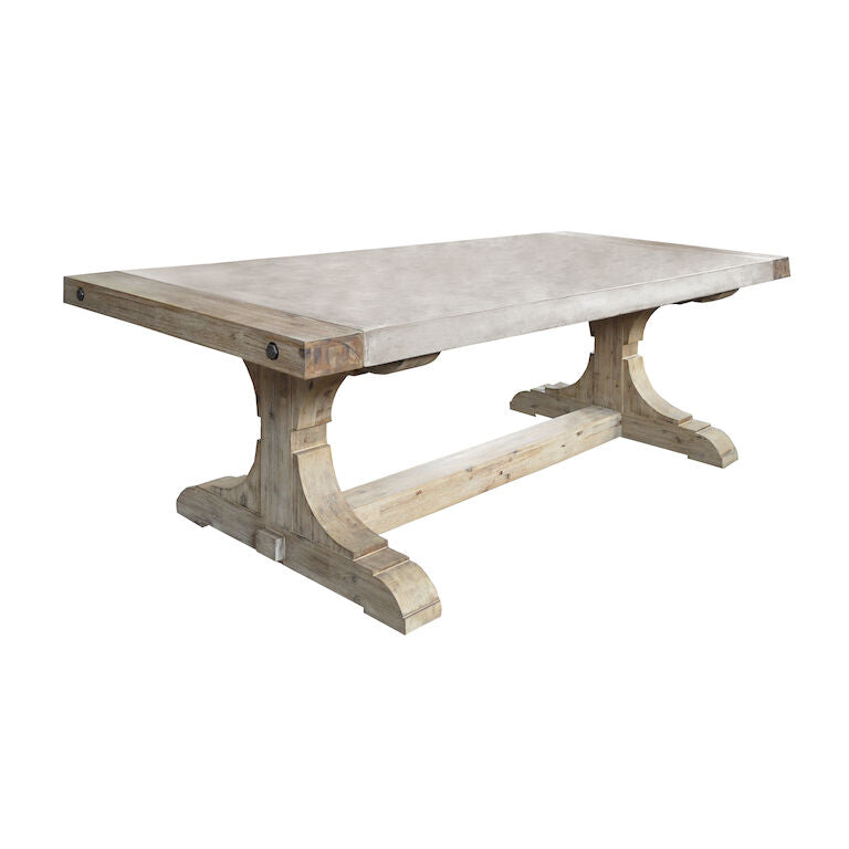 Pirate Dining Table-Concrete : 91x40