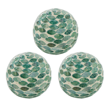 Green Capiz Balls