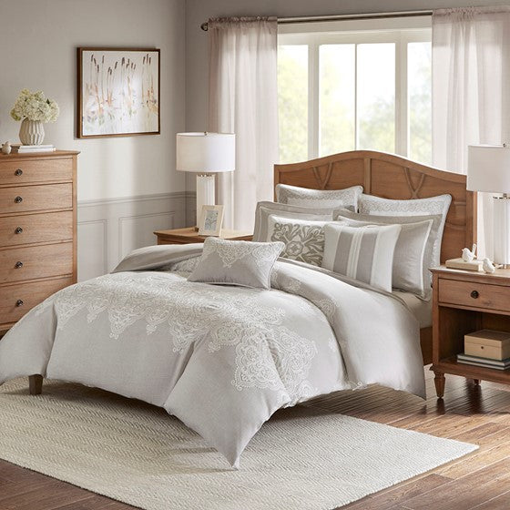 Barely There Qn Comforter Set-Natural