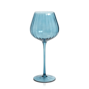 Blue Azure Wine Glass