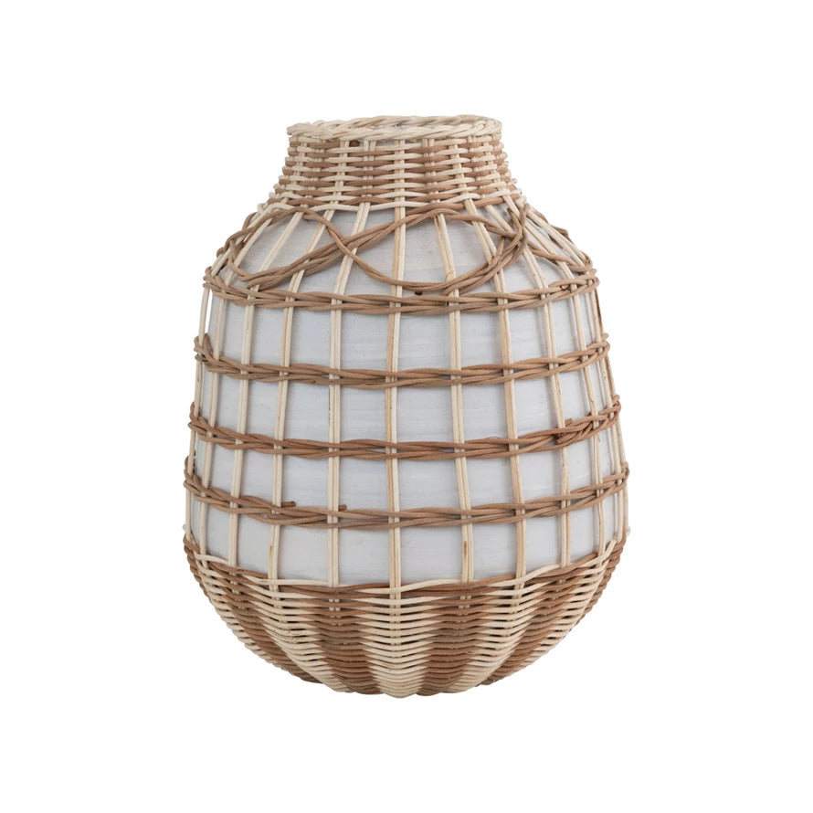 Seagrass/Bamboo Vase