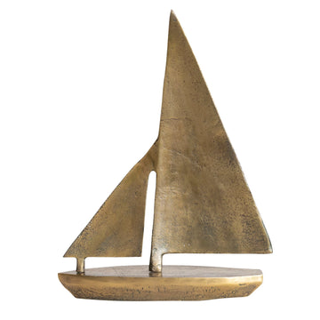 Antique Brass Sailboat